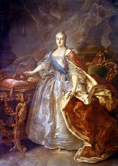 Ivan Argunov Portrait of Catherine II of Russia oil painting picture